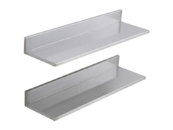 Estante de pared de acero inoxidable Succebuy de 30 x 8,6 para cocina y restaurante