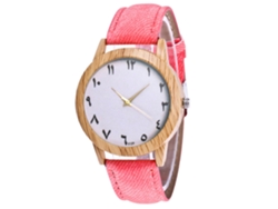 Reloj De Pareja Zhoulianfa, Aleación Especial Con Caracteres, Cuarzo, Pantalla Rosa.