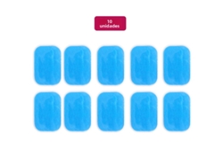 (10 Piezas) Parche De Gel De Entrenamiento Para Masaje Relajante De 4 X 6 Cm