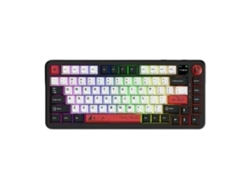 Teclado mecánico Ajazz AK820 Max Plus con eje silencioso, tema original en negro y gris, interruptor triple con pantalla RGB, teclado para juegos DIY, teclado de oficina