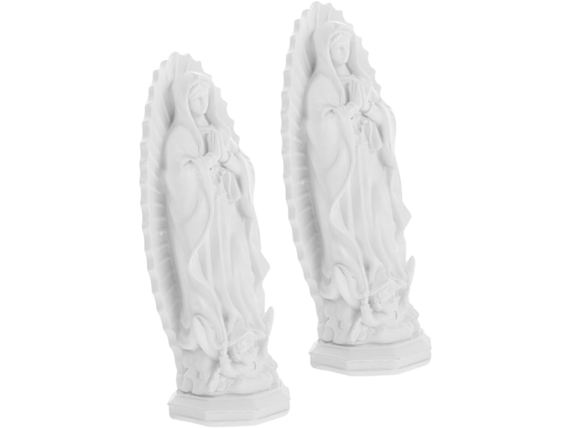 Figura De La Virgen María En Oración (2 Piezas), Decoración Para La Madre De Jesús