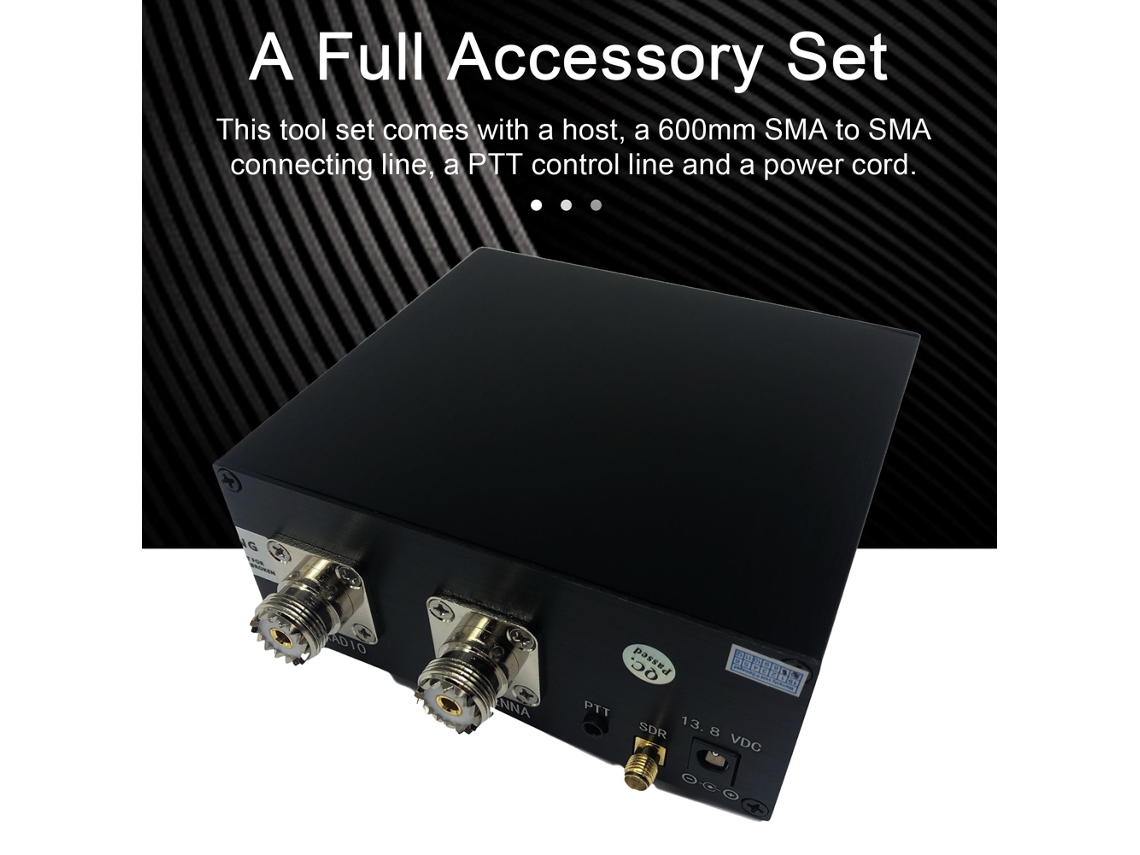 Conmutador De Antena Sdr De 160 Mhz Y 100 W, Portátil, De Aleación De Aluminio, Accesorio De Señal Práctico.