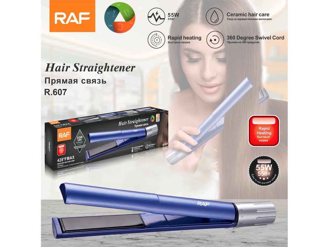 Tablillas Para Alisar Y Calentar El Cabello - Lcd Rizador Portátil - Home - Fluffy Multifunction Rizador