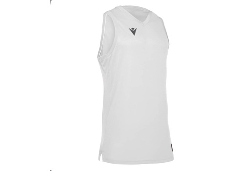 Camiseta de Hombre para Fitness MACRON Sin Mangas Freon Blanco (2XL)
