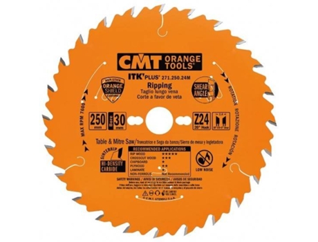 Sierra Circular CMT ORANGE TOOLS Ø300Mm Z24 - 271.300.24M