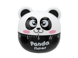 KOFIHETY Temporizador adorable, creativo temporizador de cocina con forma de panda, cuenta regresiva mecánica de 60 minutos, ideal para cualquier ocasión, mate