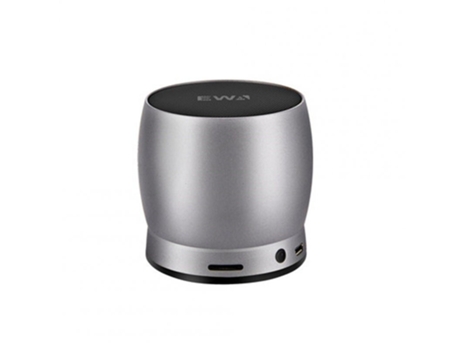 Altavoz Bluetooth Mini audio portátil inalámbrico para automóvil en casa para Ios Samsung Xiaomi Grey Silver