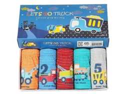 2026-ropa Interior Niño 2-13 Años 5 Pack Calzoncillos Estampados De Mezcla De Algodón