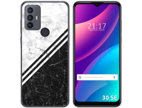 Carcasa para TCL 30 SE TUMUNDOSMARTPHONE Dibujos Mármol 01 Multicolor