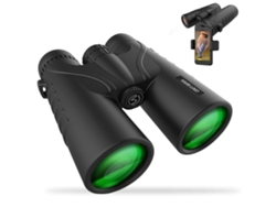 Prismáticos ENZONS 10X42 Profesional Adulto Compacto Impermeable Fácil Enfoque Adecuado Para Caza Ligero Con-Verde Ejército