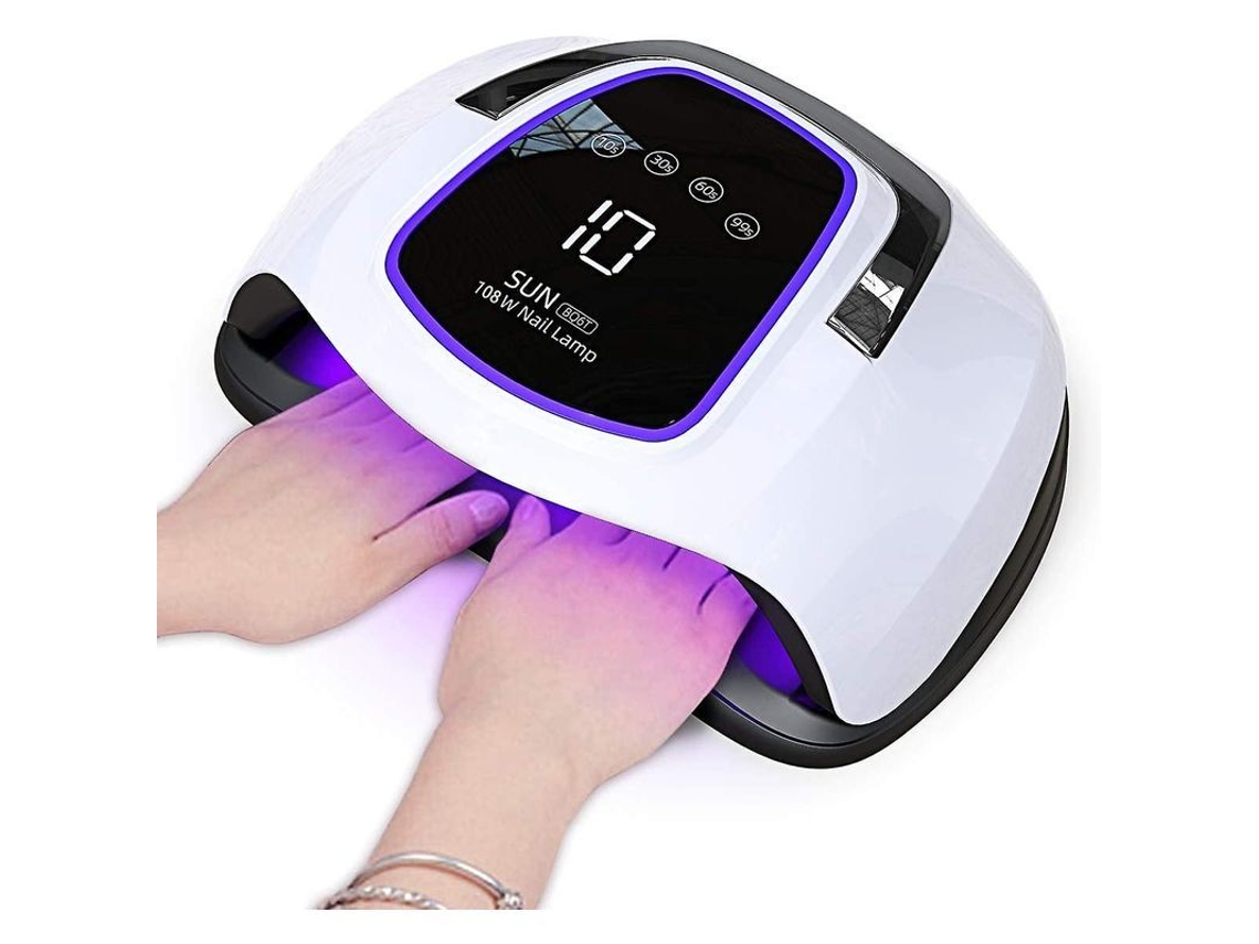 Secador De Uñas Led Uv Profesional De 108 W Con 36 Bombillas Y Sensor Inteligente.
