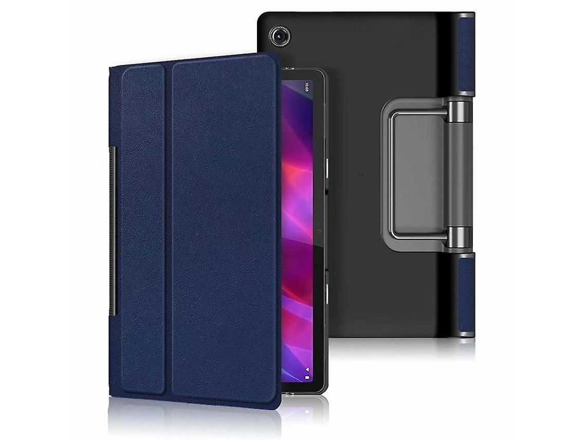 Capa para Tablet Compatível com Lenovo Yoga Tab 11 Yt j706f 2021 Cor Azul Escuro Material Pc+pu
