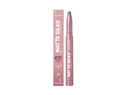 Brocha para sombras de ojos mate color oro rosa de seda