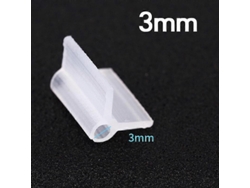 100 Pinzas De Injerto Plásticas Transparentes Para Plantas De Tomate Y Jardinería Apoyo De Vides Mini Clips De Injerto 3mm