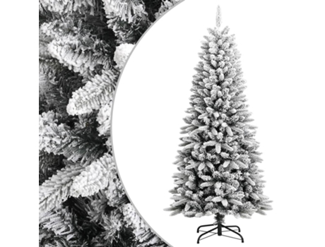 vidaXL Árbol de Navidad artificial con nieve PVC y PE 150 cm