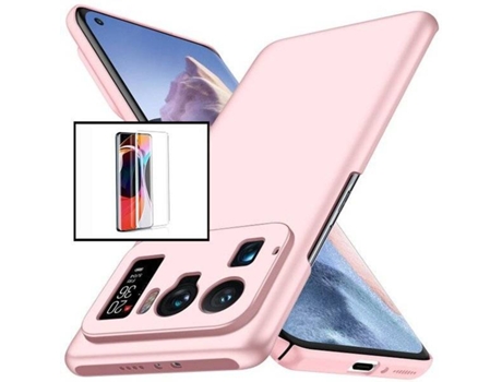 Kit Carcasa y Protector Xiaomi Mi 11 Ultra PHONECARE SlimShield Rosa