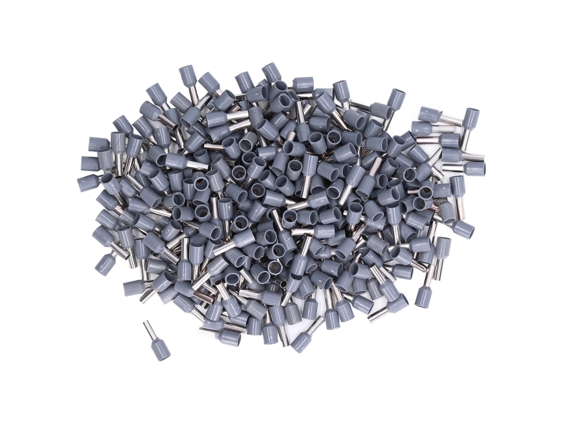 Kit de 1000 conectores terminales de crimpado con hebilla aislada de 12 AWG, E4009