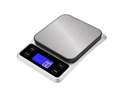 Báscula de cocina digital, sensores de alta precisión para mediciones precisas, conversión de múltiples unidades (gramos y onzas), pantalla LCD grande.