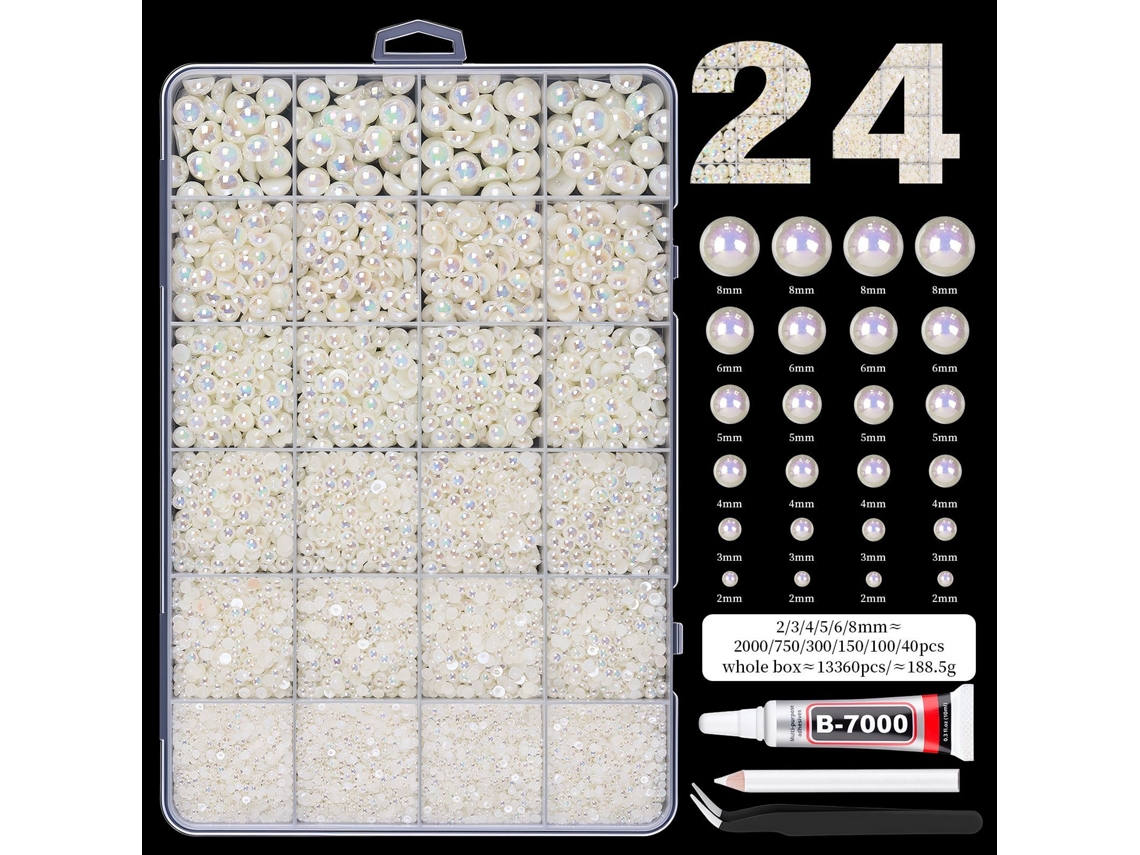 Juego De Pedrería Para Decoración De Uñas, Ideal Para Manicura Y Manualidades. Czhhmart (estilo 2)