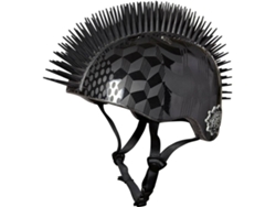 Casco de bicicleta para niños CPREME Cube Hurt Black Hawk - 8+ (Talla: TU - Negro)