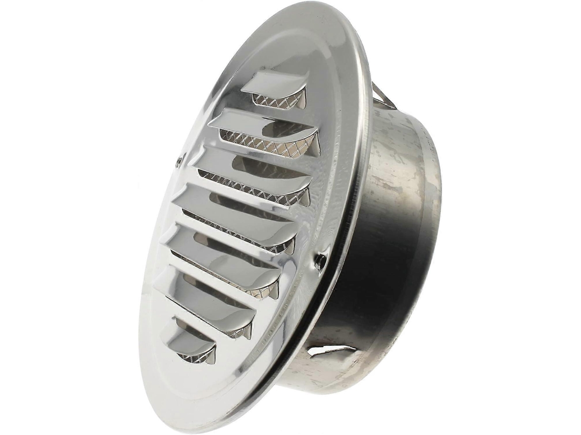 Rejilla De Ventilación Redonda De Acero Inoxidable 4 Pulgadas Con Rejilla Anti-insectos Para Cocina Baño Oficina 6 Pulgadas
