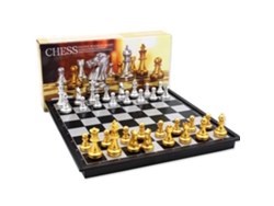 Vlola-juego De Ajedrez Exquisito Set Medieval Con Tablero 32 Piezas Ajedrez Magnético