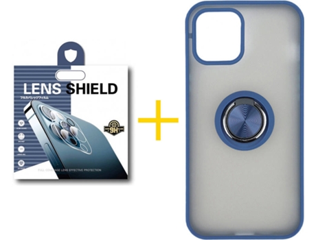 Carcasa + 1 Protector de Cámara para iPhone 12 Pro Max SKYHE Azul