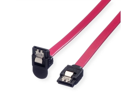 Cable ROLINE (SATA - 1m - Rojo)