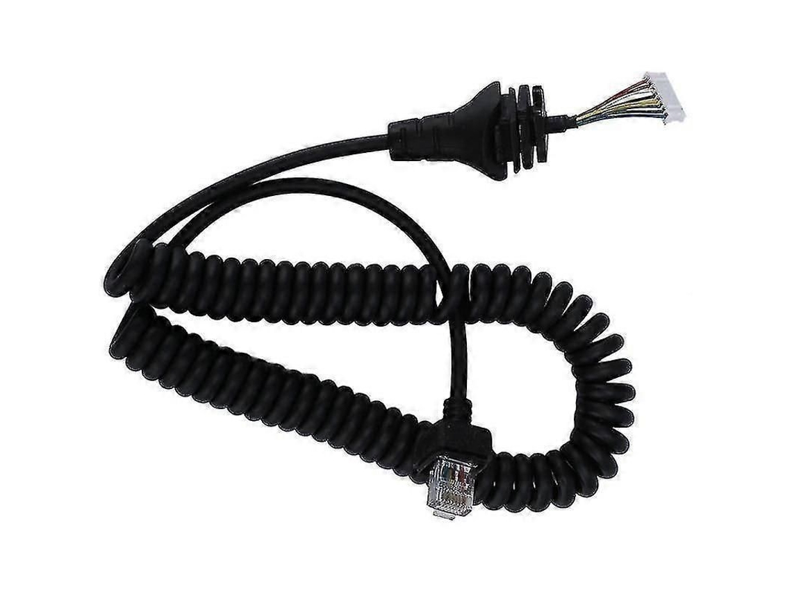 Cable De Micrófono Hm-152 Compatible Con Icom Hm152 Ic F121/s Ic F221/s, Repuesto, 8 Pines, Negro, Pu