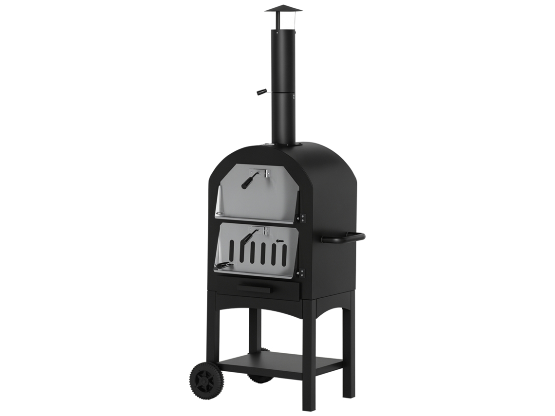 VPMKP - Horno de pizza de carbón Outsunny PMM CAPITALI