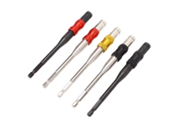 5 extensiones de broca hexagonal de 1/4 de pulgada con imán de 145 mm para destornillador