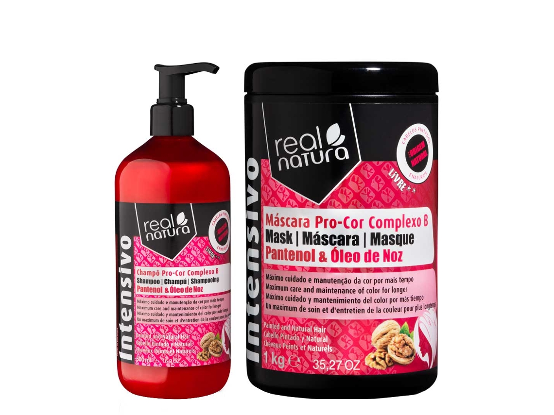 Cofre de Cabello REAL NATURA Pro-Cor Complejo B Pack 2