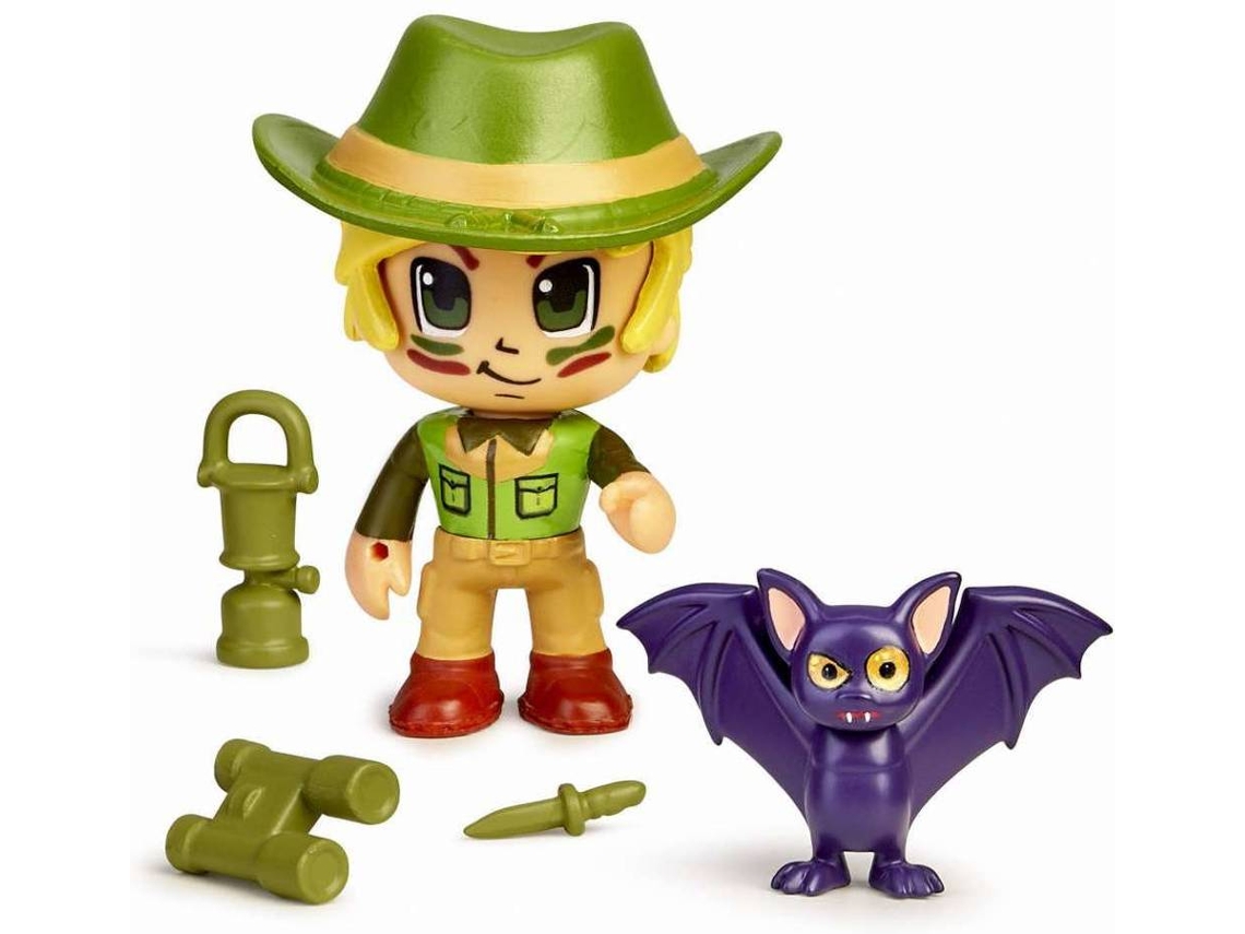 Pinypon FAMOSAFEBER  Action Wild Boneco C/ Murcielago  (3 años - 8 x 0 x 0 cm)