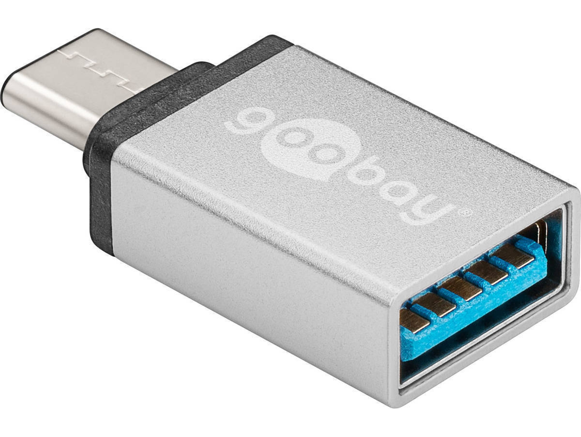 Adaptador GOOBAY 56620 (USB-C - Plata)