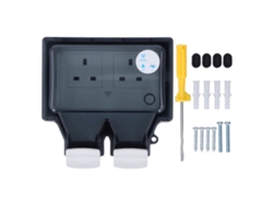 Enchufe Inteligente Wifi Ip66 Resistente Al Agua, Con Control Por Voz Y Programación Para Exteriores (reino Unido, 110-250 V)