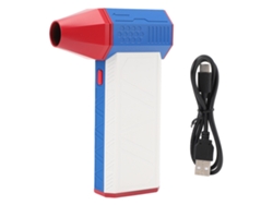 Soplador Jet Dry de 130000 rpm, 3 velocidades ajustables, 52 m/s, portátil, con batería de 3000 mAh, ventilador turbo X3 para teclados y picnics.