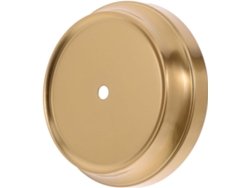 Base Plana Redonda De Hierro Color Dorado Para Lámparas De Mesa, Versátil Y Fácil De Instalar.