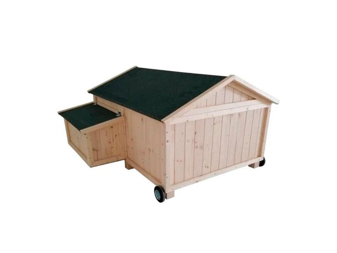 Gallinero Mady 150x110x90 Cm Con Ruedas
