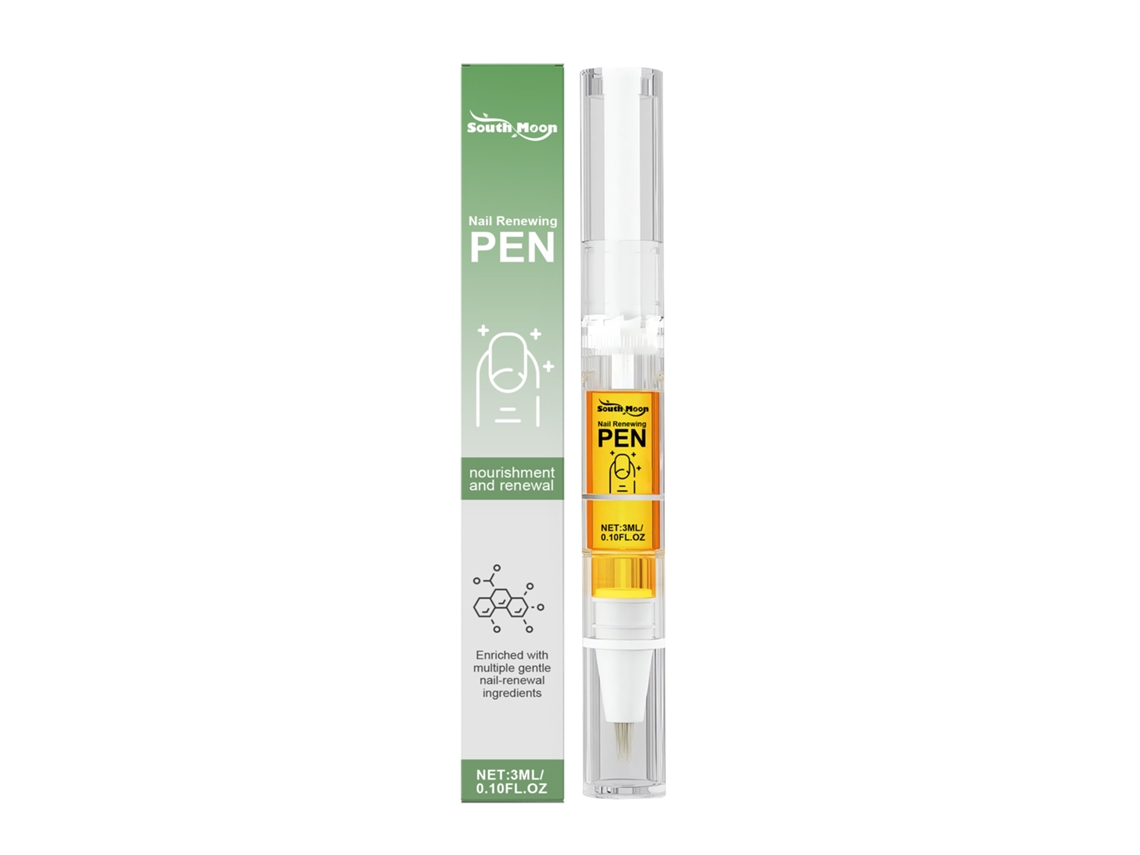 Bolígrafo nutritivo para el cuidado y fortalecimiento de las uñas.