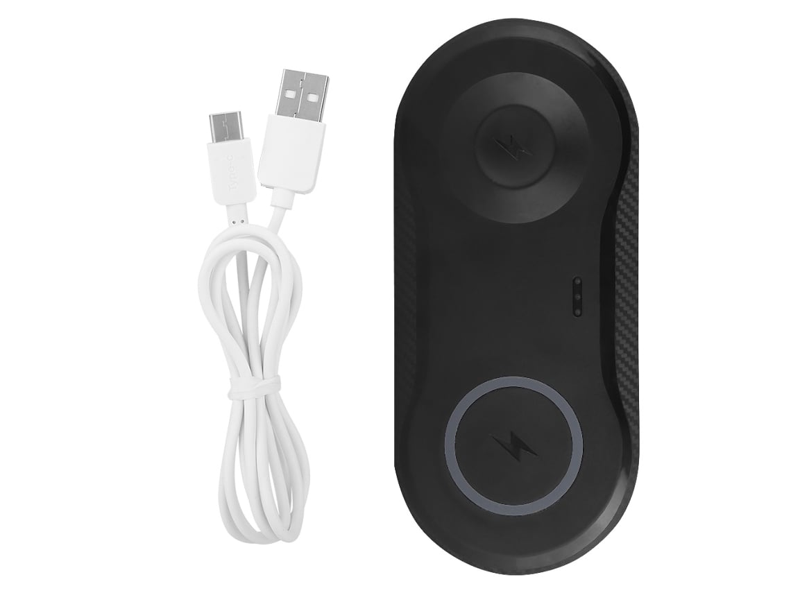 Carregador Sem Fio (carregamento Duplo Para Telefone E Relógio, Carregamento Rápido De 10w)