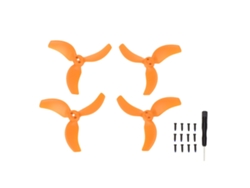 Hélices De Repuesto Para Dron Avata 2, 3 Palas, Bajo Nivel De Ruido, Aerodinámica Mejorada, Color Naranja, 4 Unidades.