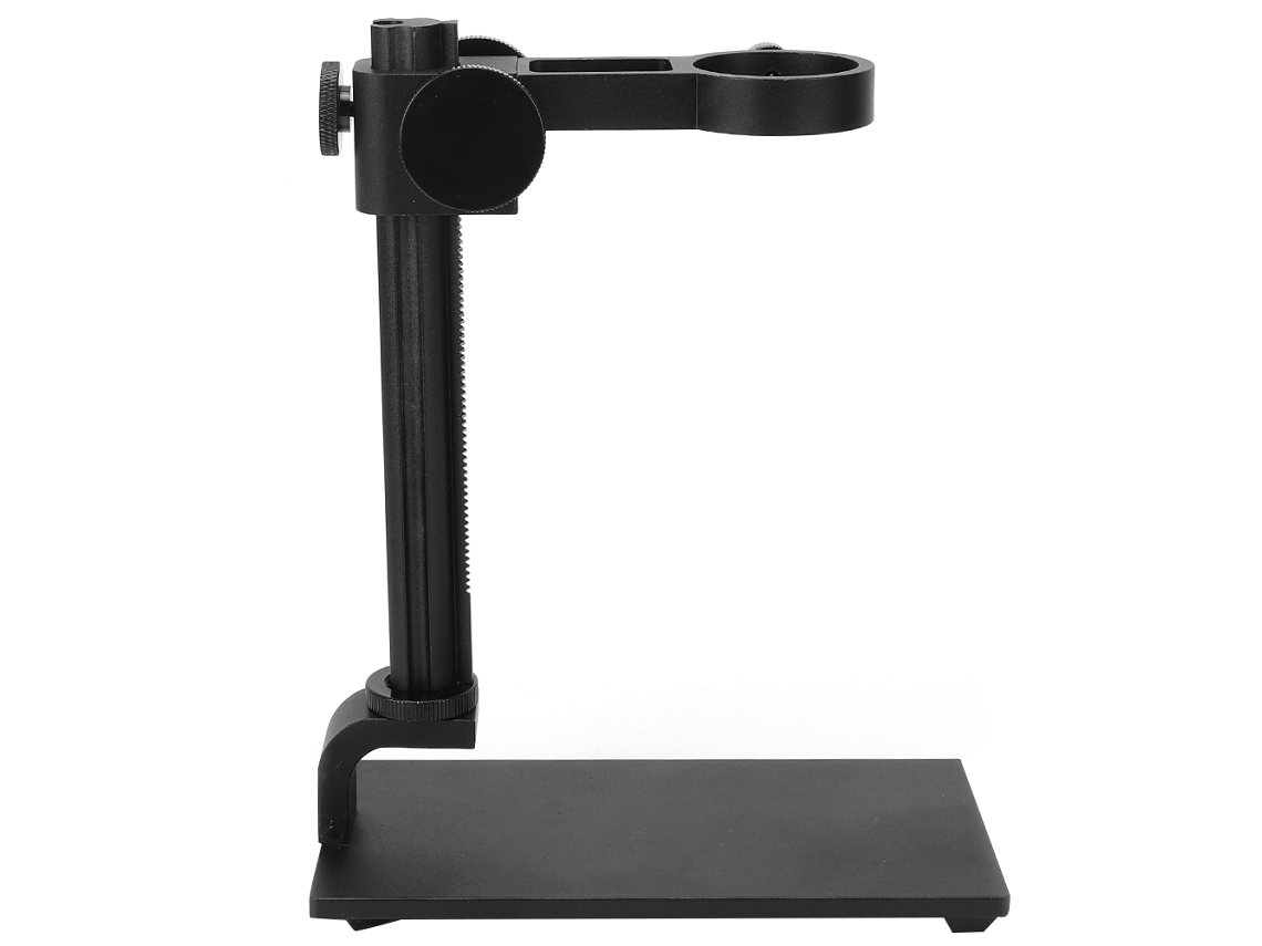 Soporte Ajustable De Aleación De Aluminio Para Microscopio Electrónico Digital, Base Estable, Color Negro.