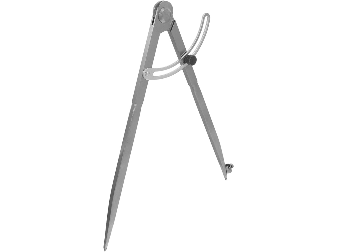 Compás De Dibujo Ajustable De Acero Al Carbono Con Soporte Para Lápiz, Radio De 300 Mm.