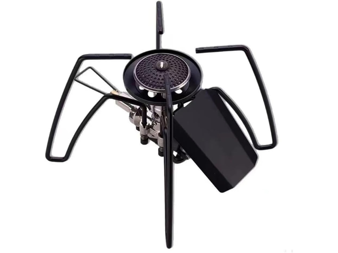 Hornillo Portátil De Cassette Spider Con Encendedor Plegable Para Acampar Al Aire Libre.