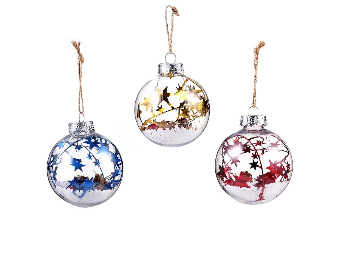 3 piezas colgante de árbol de Navidad ALLINLESS