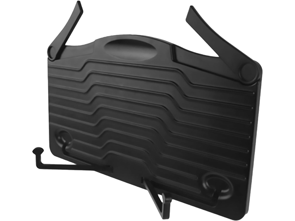Soporte De Lectura Plegable Portátil De Metal Negro, Atril Ajustable Para Partituras De Escritorio Ligero.