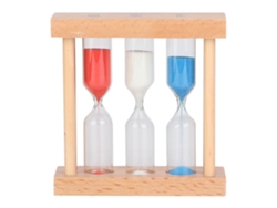 MEOIRUERY Reloj de Arena Colorido 1/3/5 Minutos Decoración de Mesa
