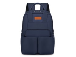 Mochila de maternidad espaciosa, impermeable y multifuncional para mamá y bebé, color azul Eifson