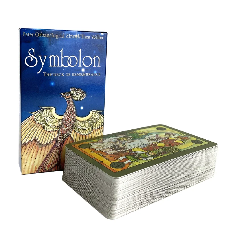 Baraja De Cartas De Tarot Symbolon Para Adivinación (versión En Inglés), Juego De Mesa Oráculo Para Fiestas.