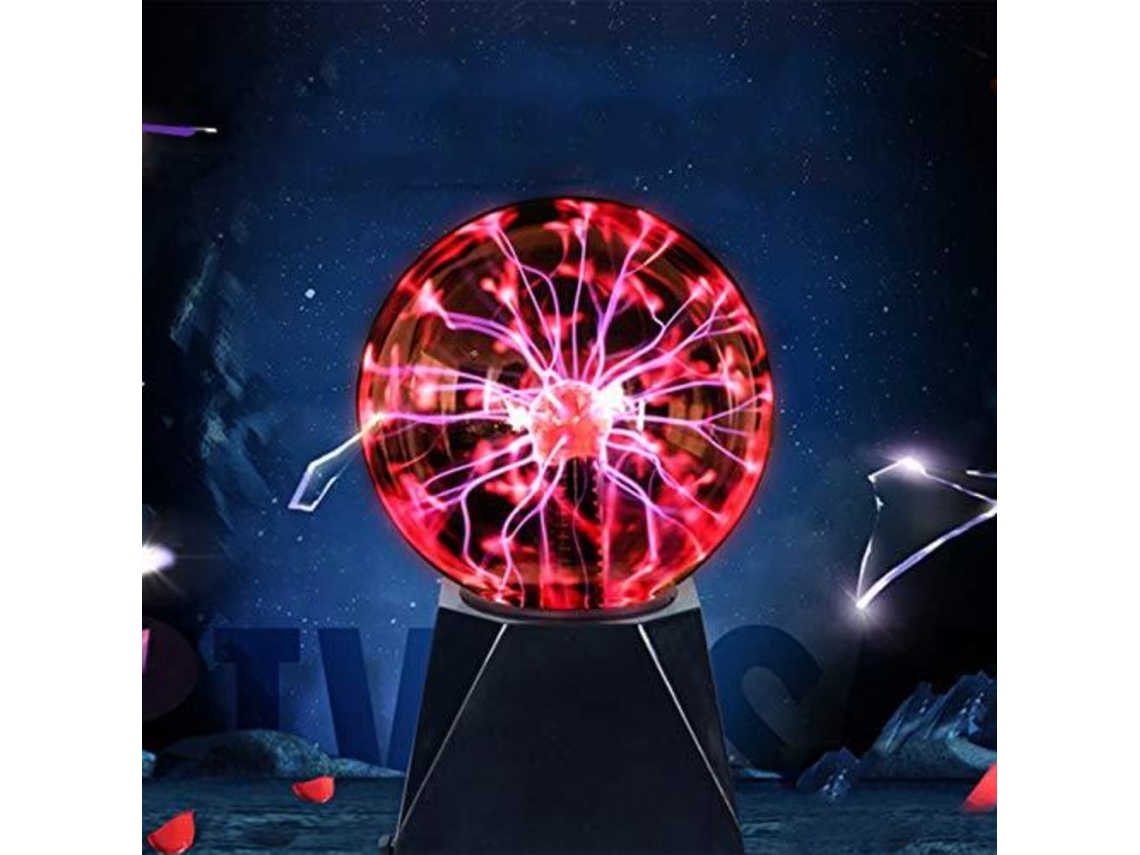 Bola De Plasma Mágica De 5 Pulgadas Ball Ball Ball Xl Luces Decorativas Sensibles Al Sonido Usb